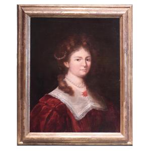 Portrait Of A Lady, French Painter, 18th Century