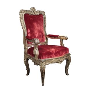 Fauteuil Doré, Rome,  18e Siècle