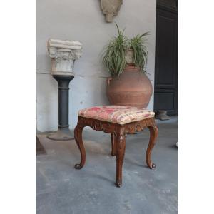 Tabouret, Italie  18e siecle