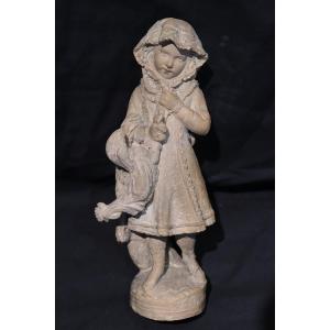 Andreini Ferdinando (florence 1843-1922) - Little Girl