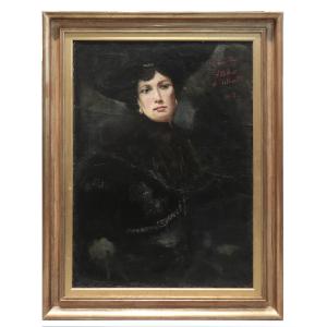 Cesare Laurenti (1854 – 1936) – Étude de portrait