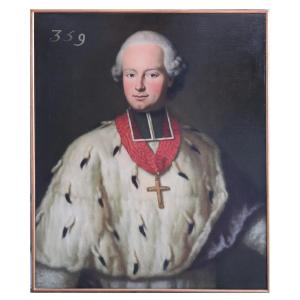 Portrait ancien d'un personnage, Allemagne, 18e siècle