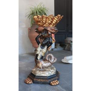 Sculpture « Moro vénitien », fin du XIXe siècle