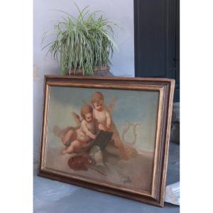 Painting: Allegory Of The Arts, Late 19th Century