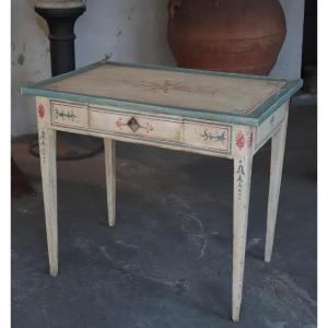 Louis XVI Lacquered Table, Tuscany, Late 18th Century