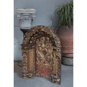 Niche-vitrine pour sculpture, Espagne, 17e siècle