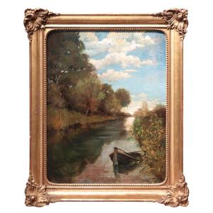 Lorenzo Delleani (pollone, 1840 – Turin, 1908) – Landscape