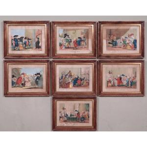 Carlo Lasinio (treviso, 1759 – Pisa, 1836) – 7 Wedding Prints