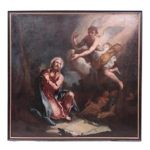 Painting: "the Agony In The Garden", 17th Century