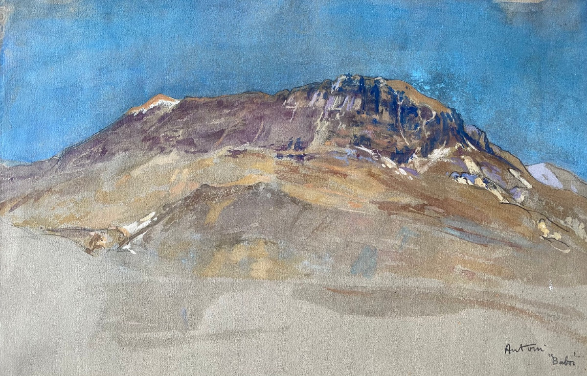 Paysage De Montagne - Mont Babor (algérie) - Louis Ferdinand Antoni - Orientalisme