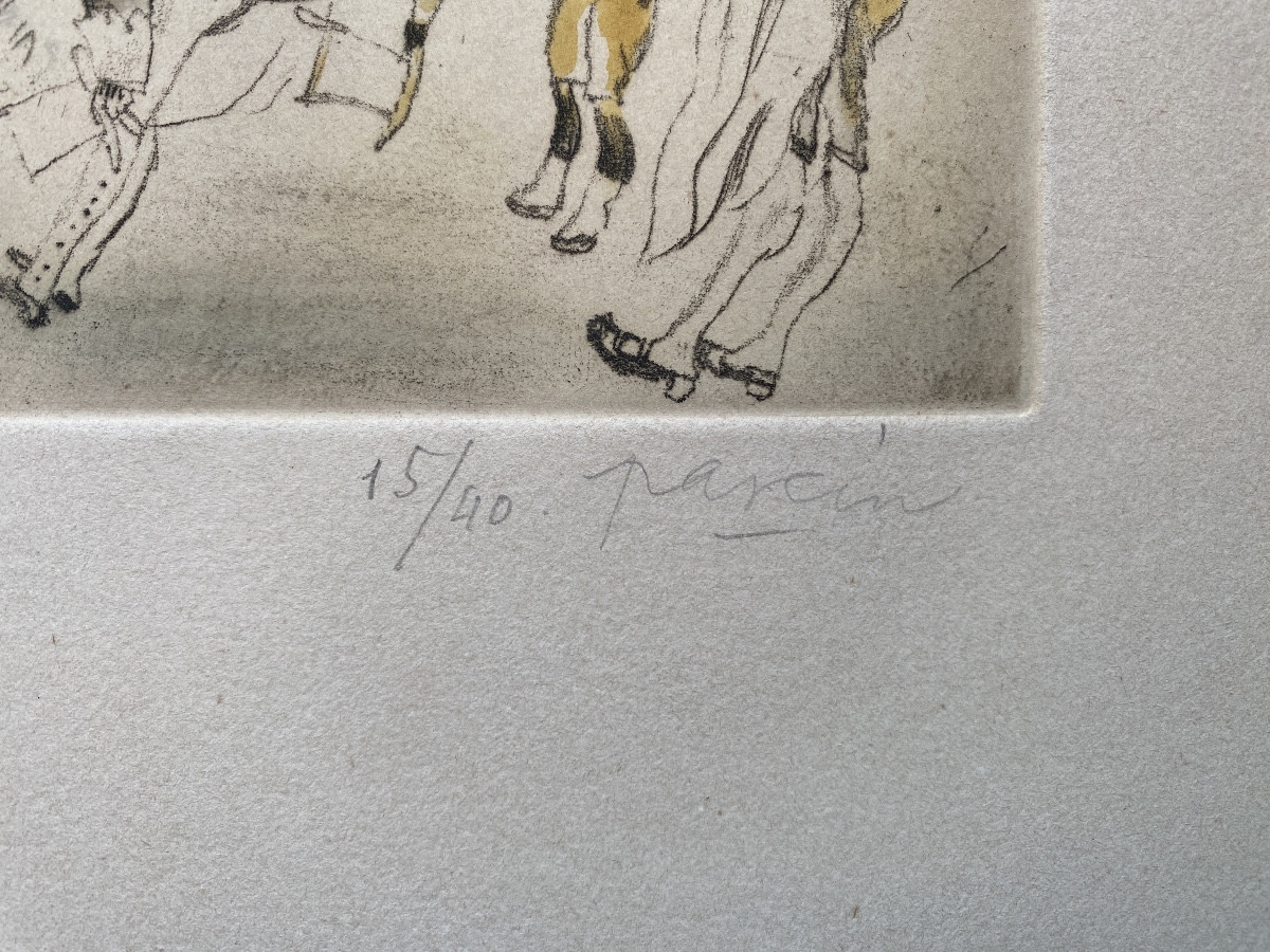 Jules PASCIN 1885 - 1930 - signée numérotée 15/40 Cendrillon - Gravure lithographie 1929-photo-3
