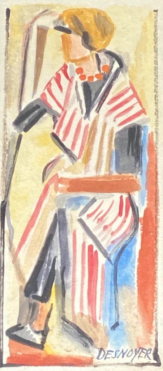 Aquarelle et gouache sur papier - François Desnoyer (1894-1972)