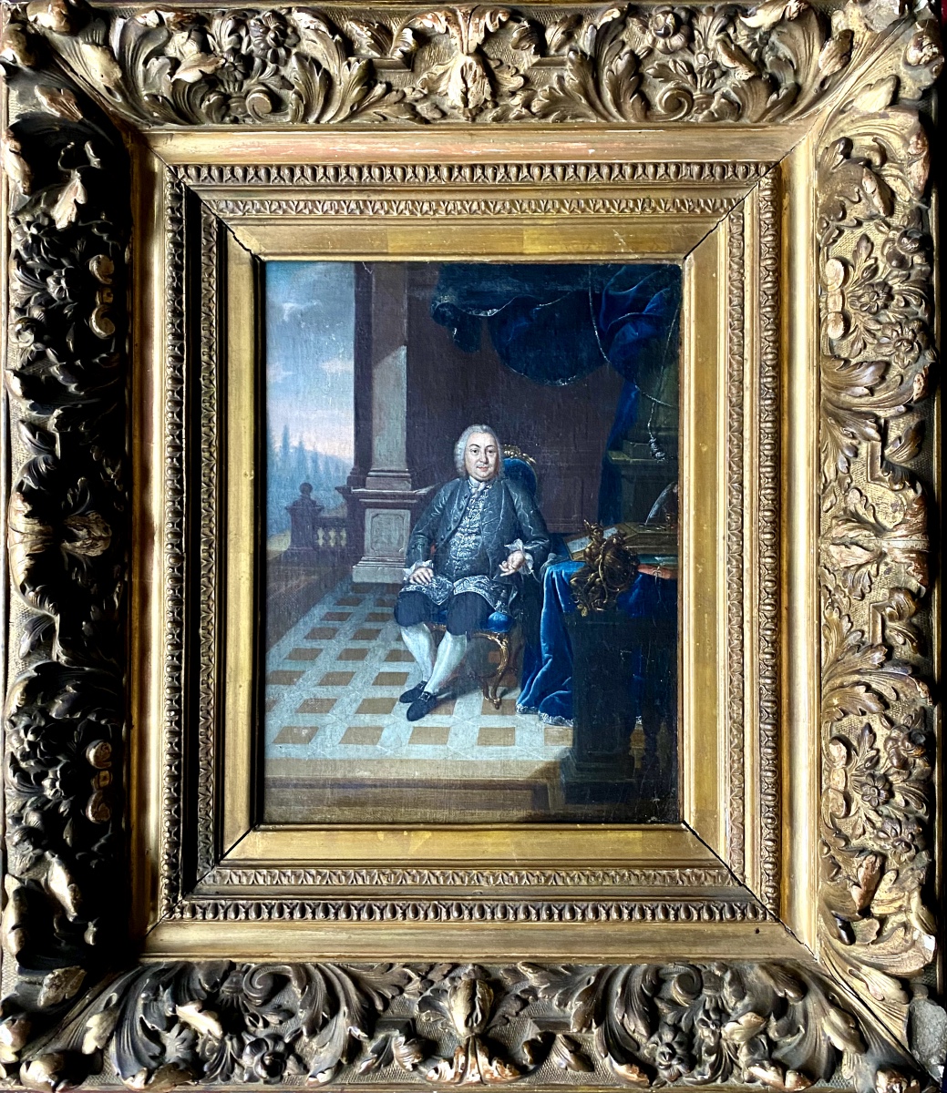 Portrait Of A Pharmacist Or Doctor From The 18th Century - Tournières?