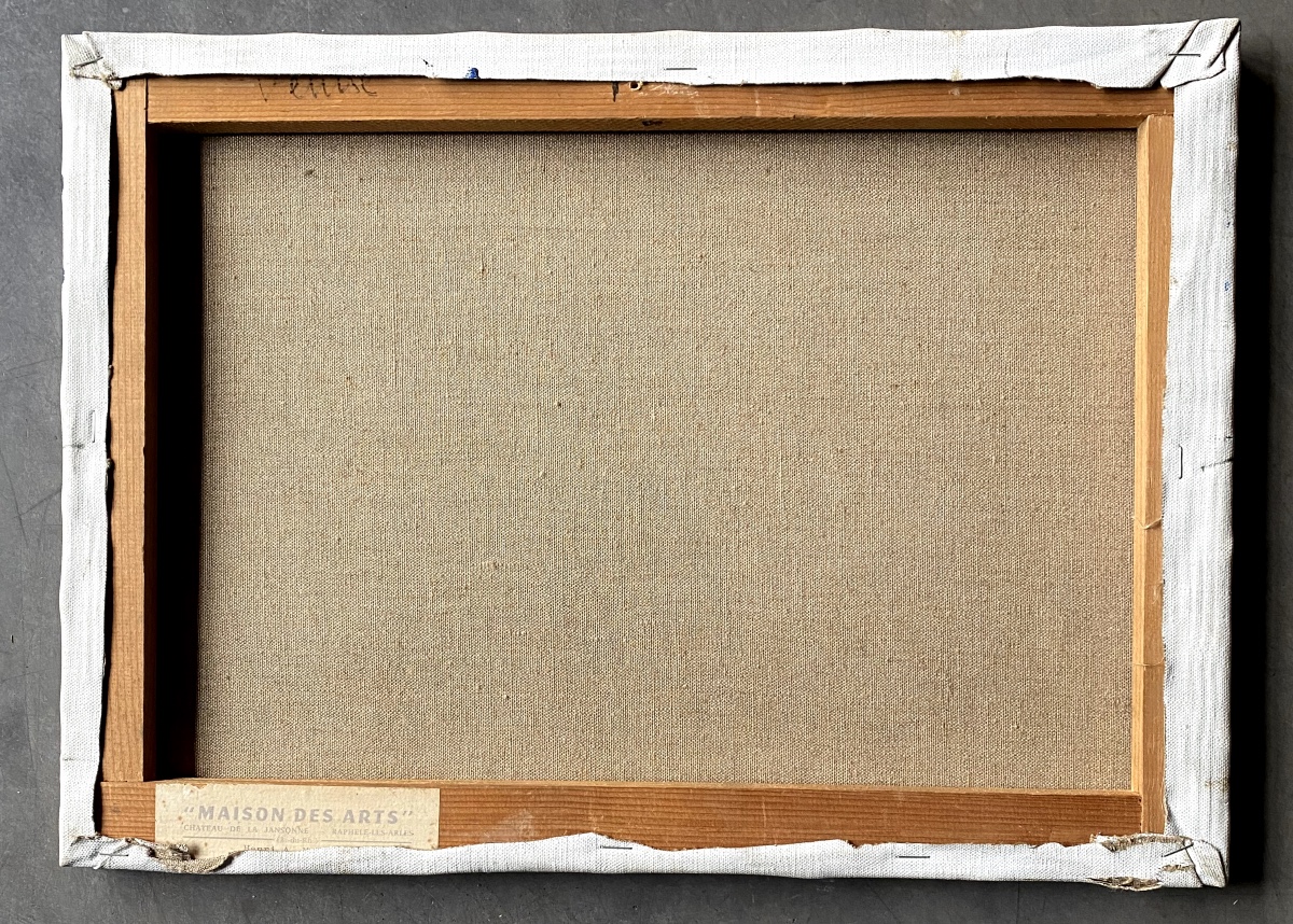 Huile sur toile - Venise - Place Saint-Marc - Signée Henri-André Martin (1918-2004)-photo-1