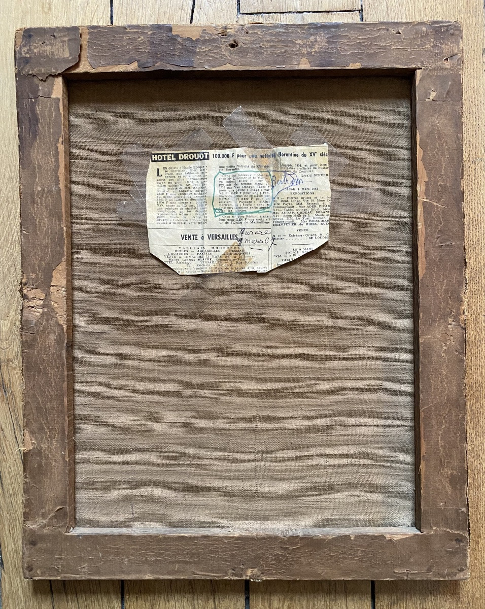 Portrait de jeune fille - huile sur toile signée Abel Bertram (1871-1954)-photo-4