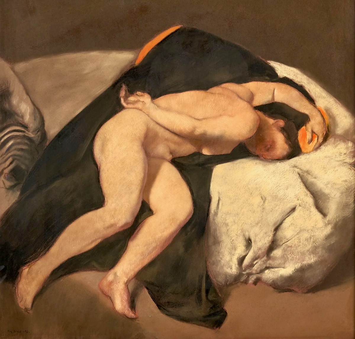 Pastel nu féminin - Guy Brunet (1958)