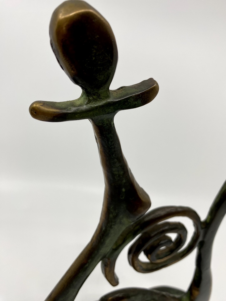 Sculpture en bronze "America" 31/45 signée Patrick Chappet-photo-2