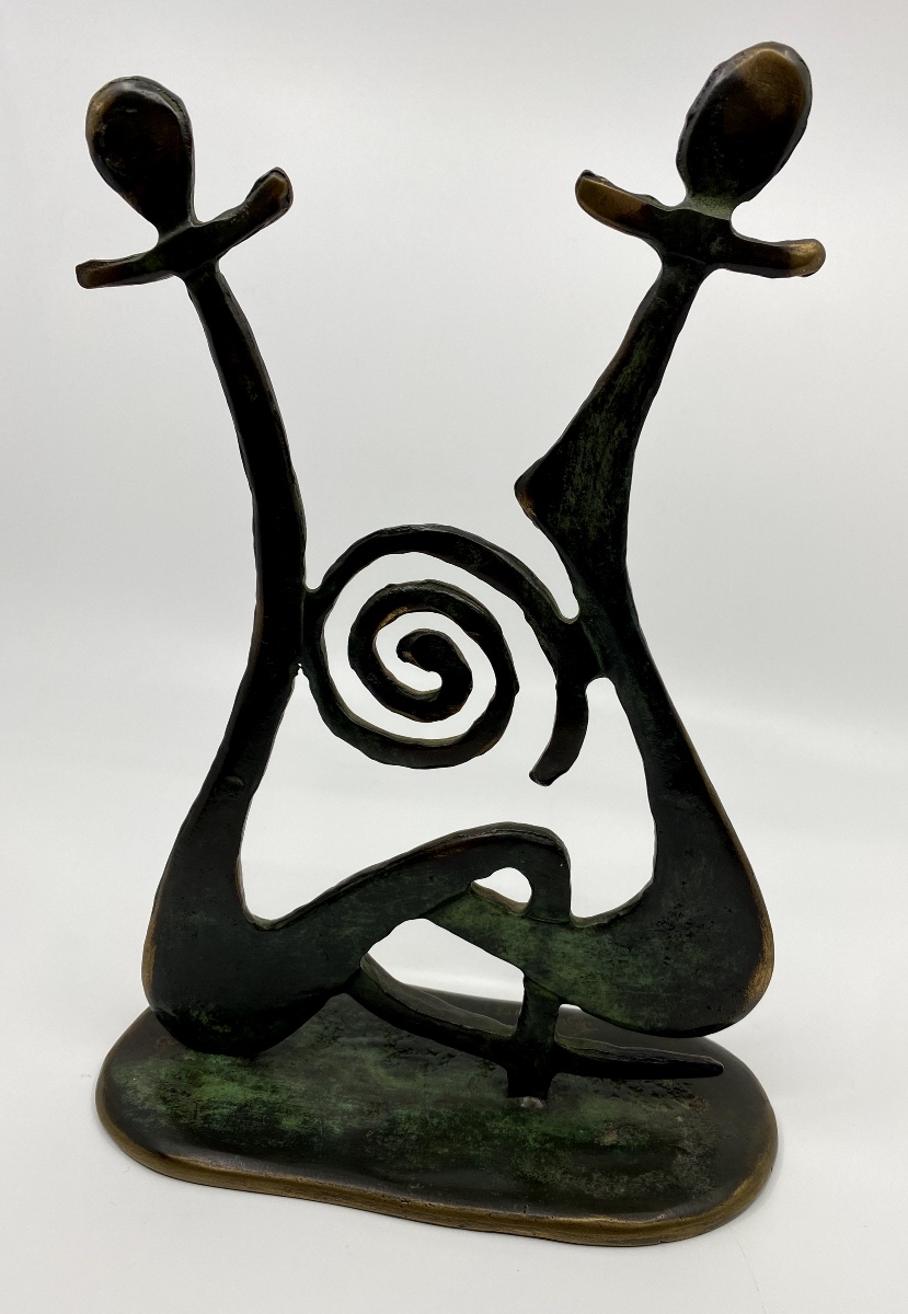 Sculpture en bronze "America" 31/45 signée Patrick Chappet-photo-1