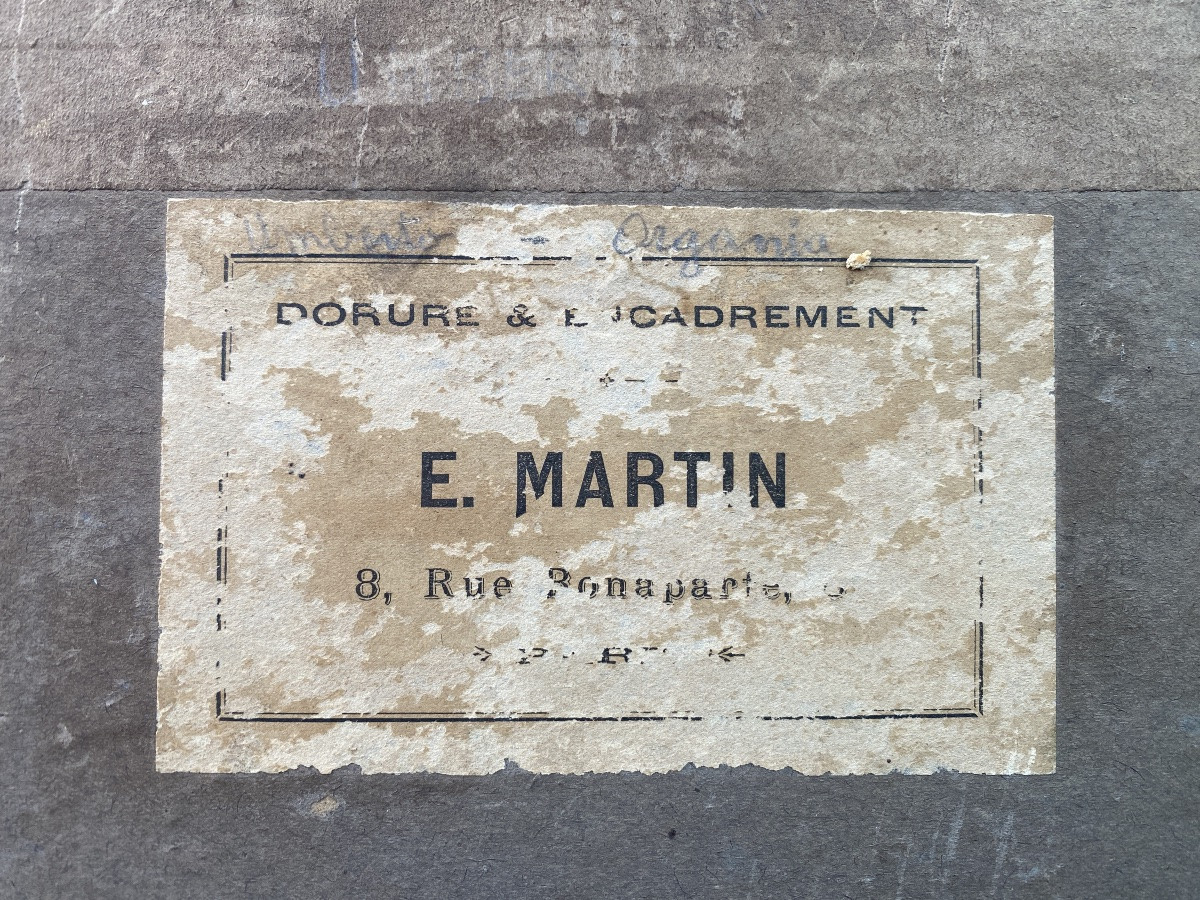 VENISE aquarelle de Umberto ONGANIA peintre de Venise 1867 - 1942 dans son cadre d'origine-photo-3