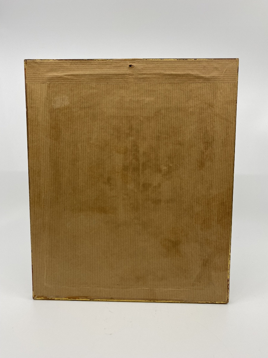 La Sieste - Oil On Panel Signed Madeleine Weill-lestienne-photo-3