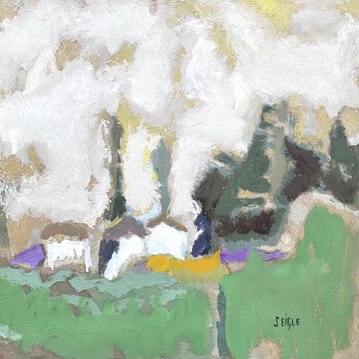 Huile sur toile signée Henri Seigle (1907-1995)