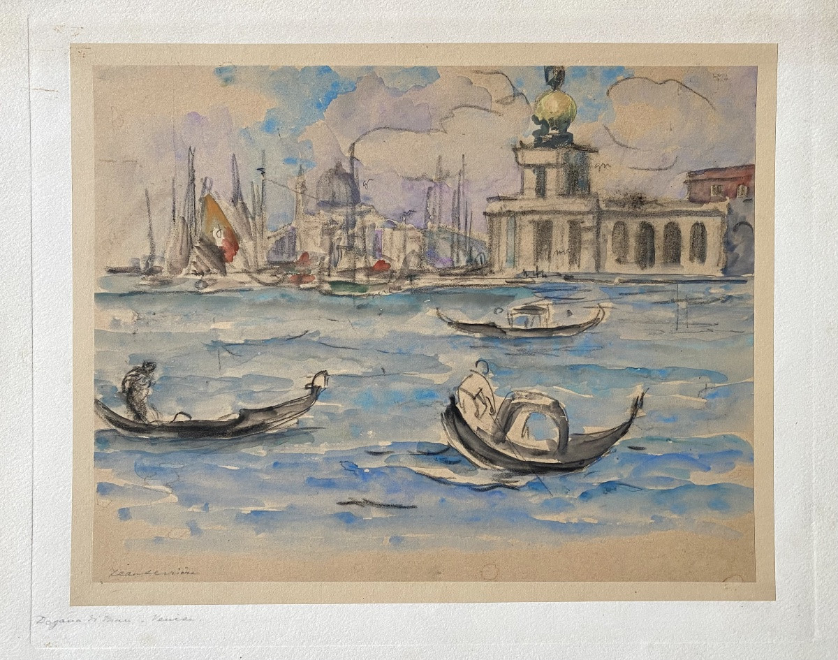 La Dogana Di Mare - Sea Customs In Venice - Jean Serrière-photo-2