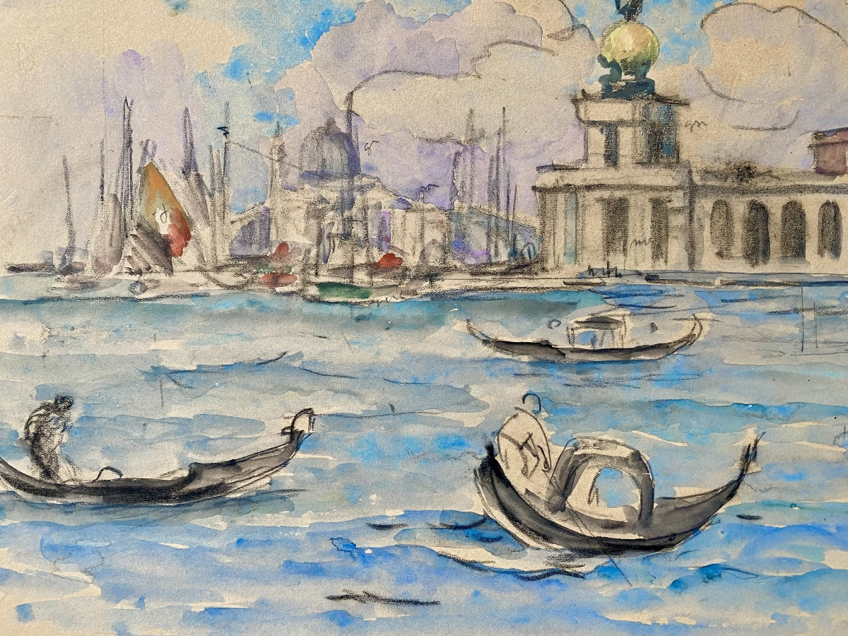 La Dogana Di Mare - Sea Customs In Venice - Jean Serrière-photo-1