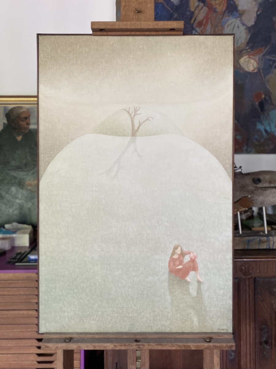Huile sur toile signée Jean Garonnaire-photo-2