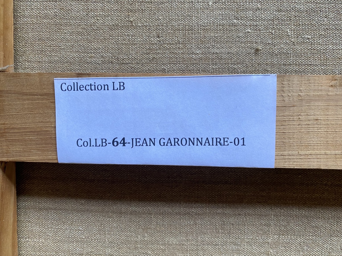 Huile sur toile signée Jean Garonnaire-photo-3