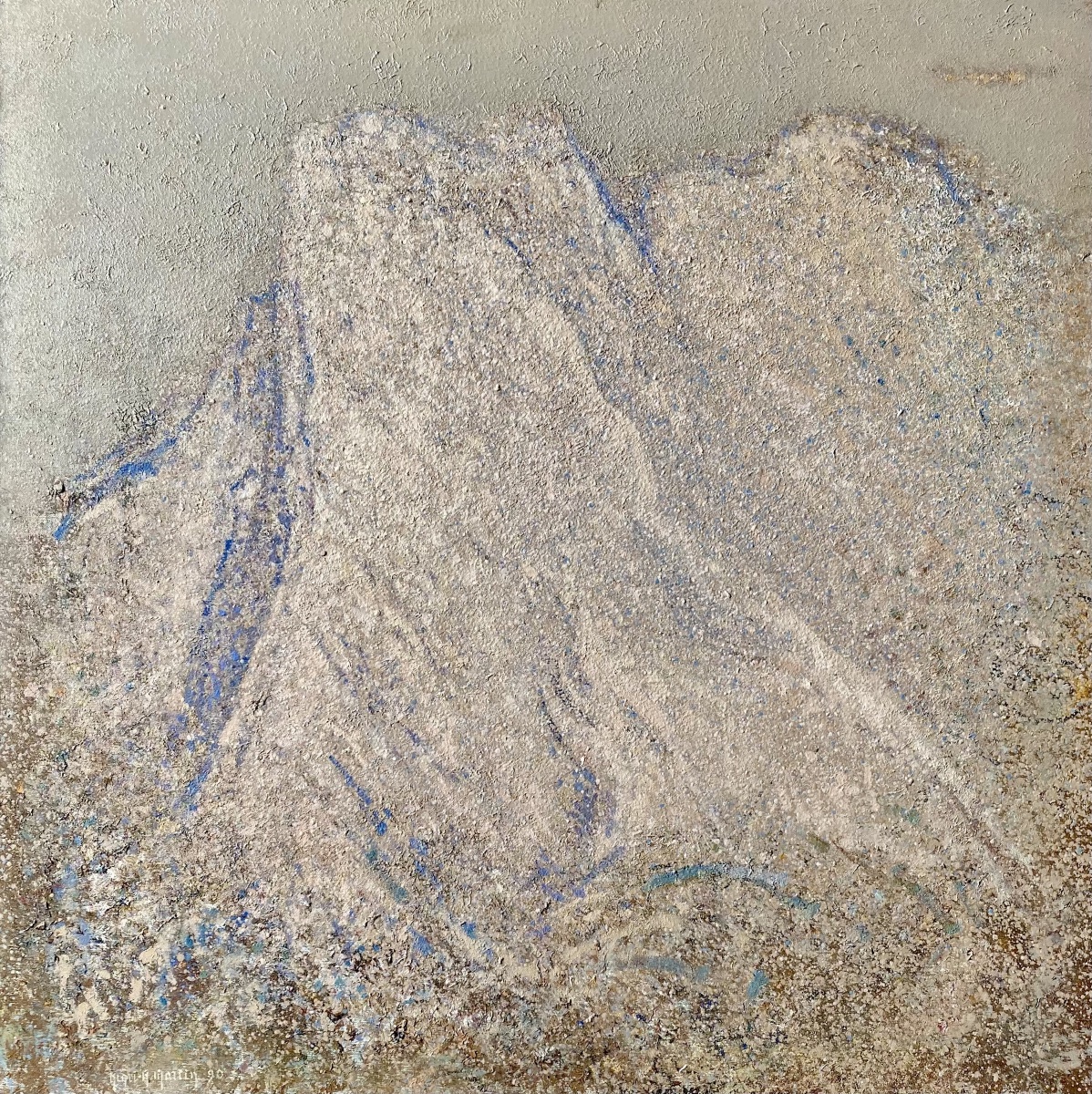 Les Alpilles (provence) - Oil On Canvas Signed Henri-andré Martin (1918-2004)