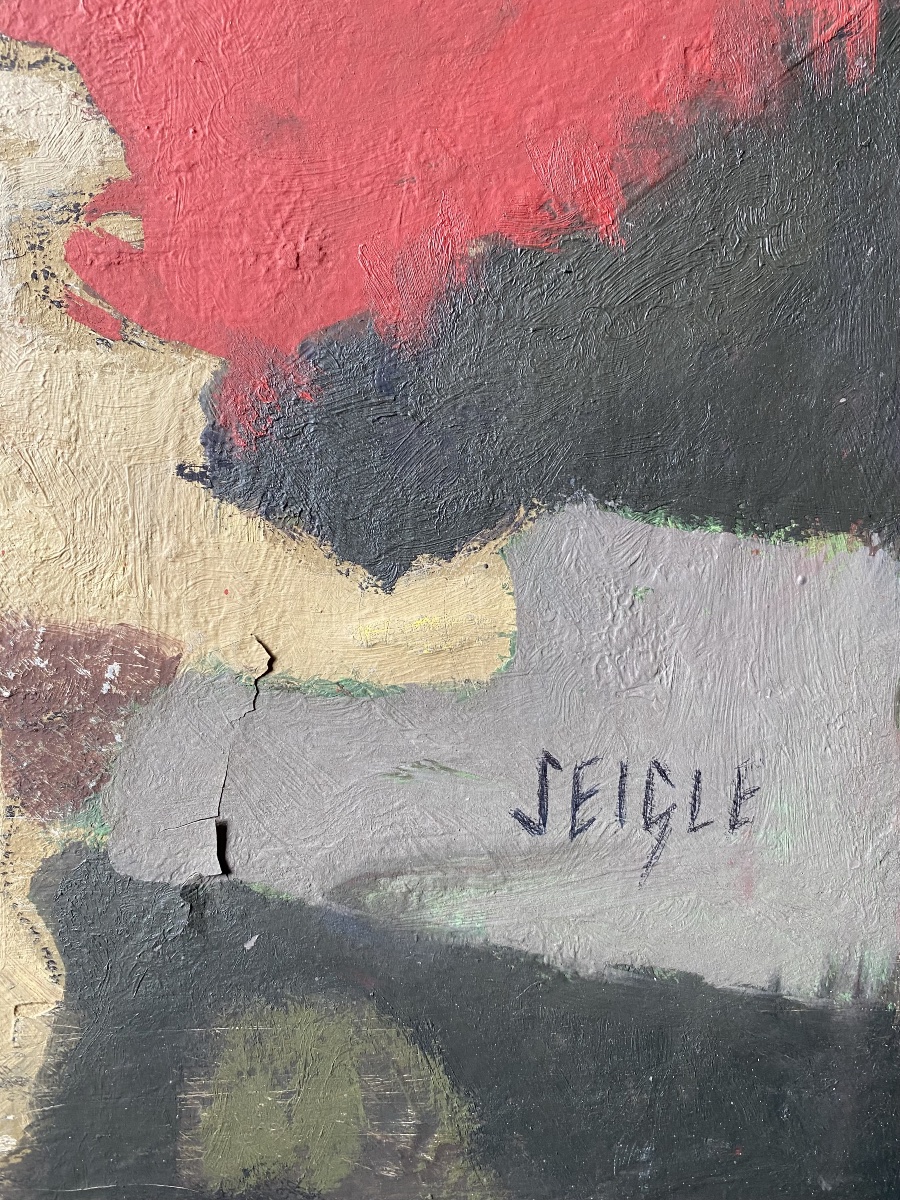 Huile sur toile signée Henri Seigle (1907-1995)-photo-3