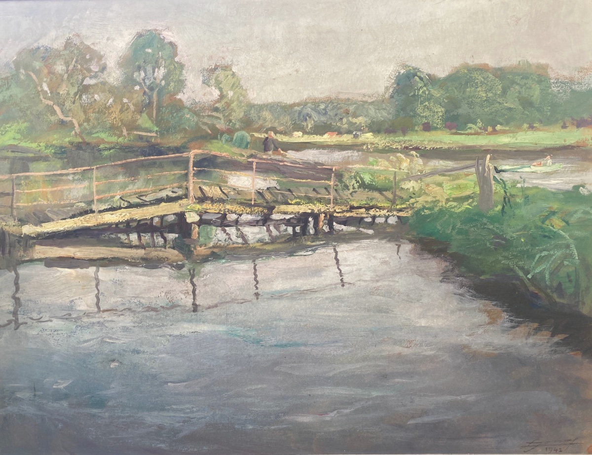 La Flèche Dam Footbridge (sarthe) - Lucien Jonas-photo-2
