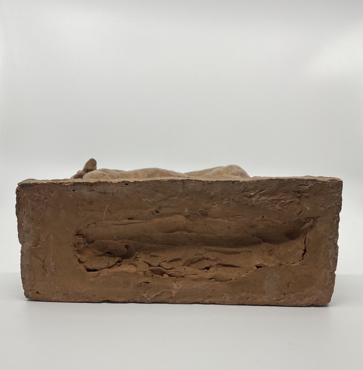 Terracotta Dog Sculpture By Richard Fath - Bourbonnais Braque-photo-6