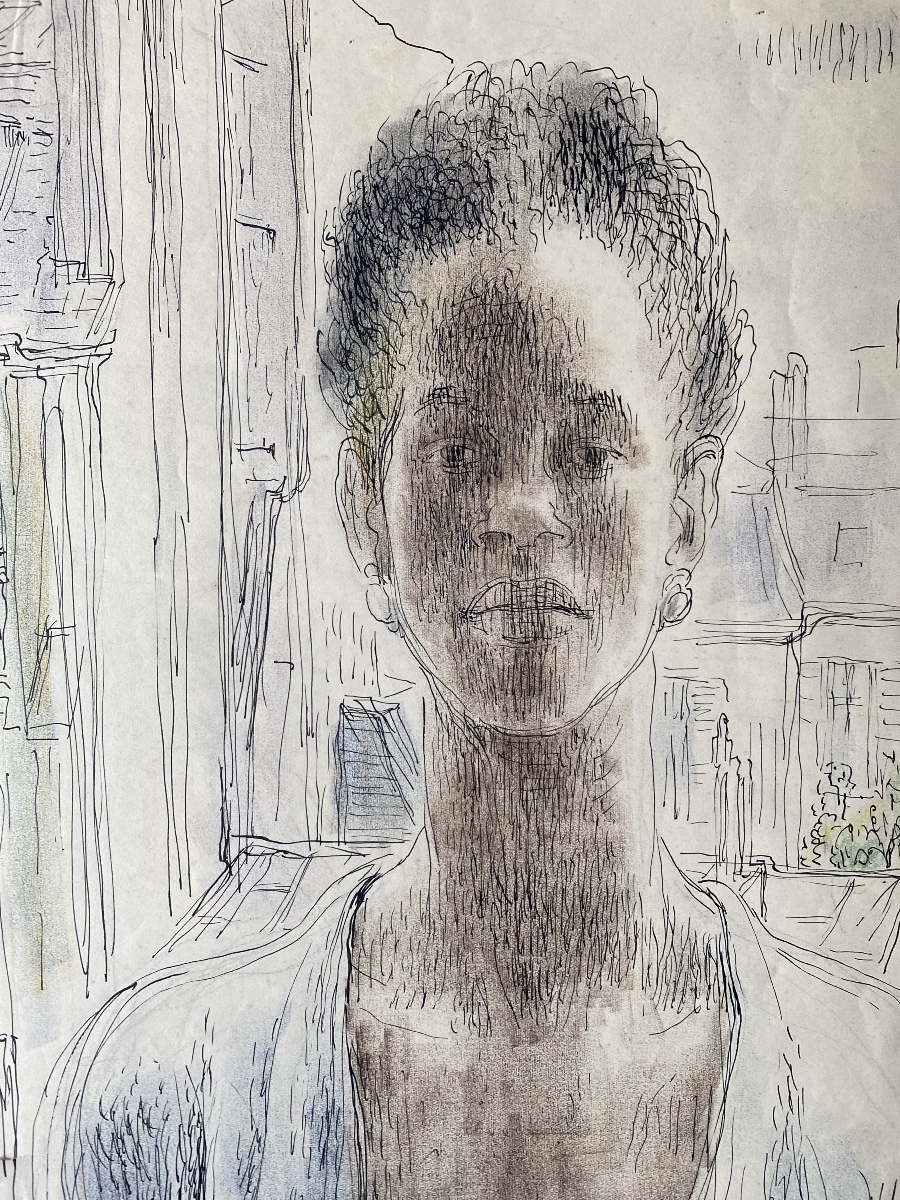 Portrait de femme - Olga Dormandi (1900-1971)-photo-3