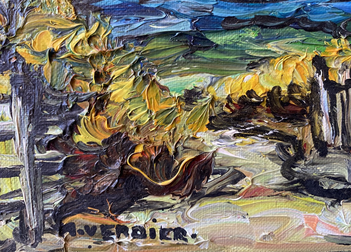 Landscape Of The Luberon - Maurice Verdier (1919–2003)-photo-2