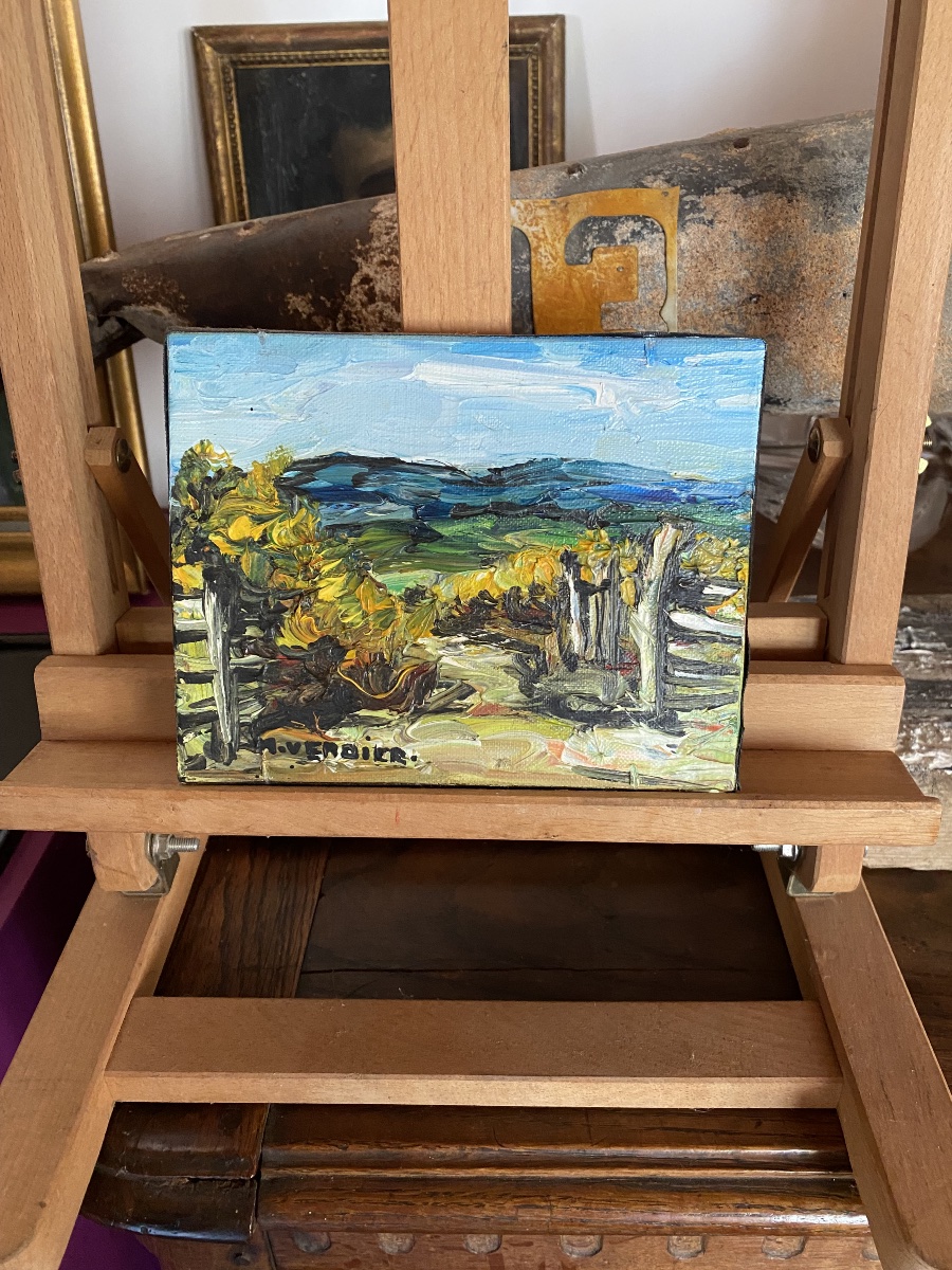 Landscape Of The Luberon - Maurice Verdier (1919–2003)-photo-4