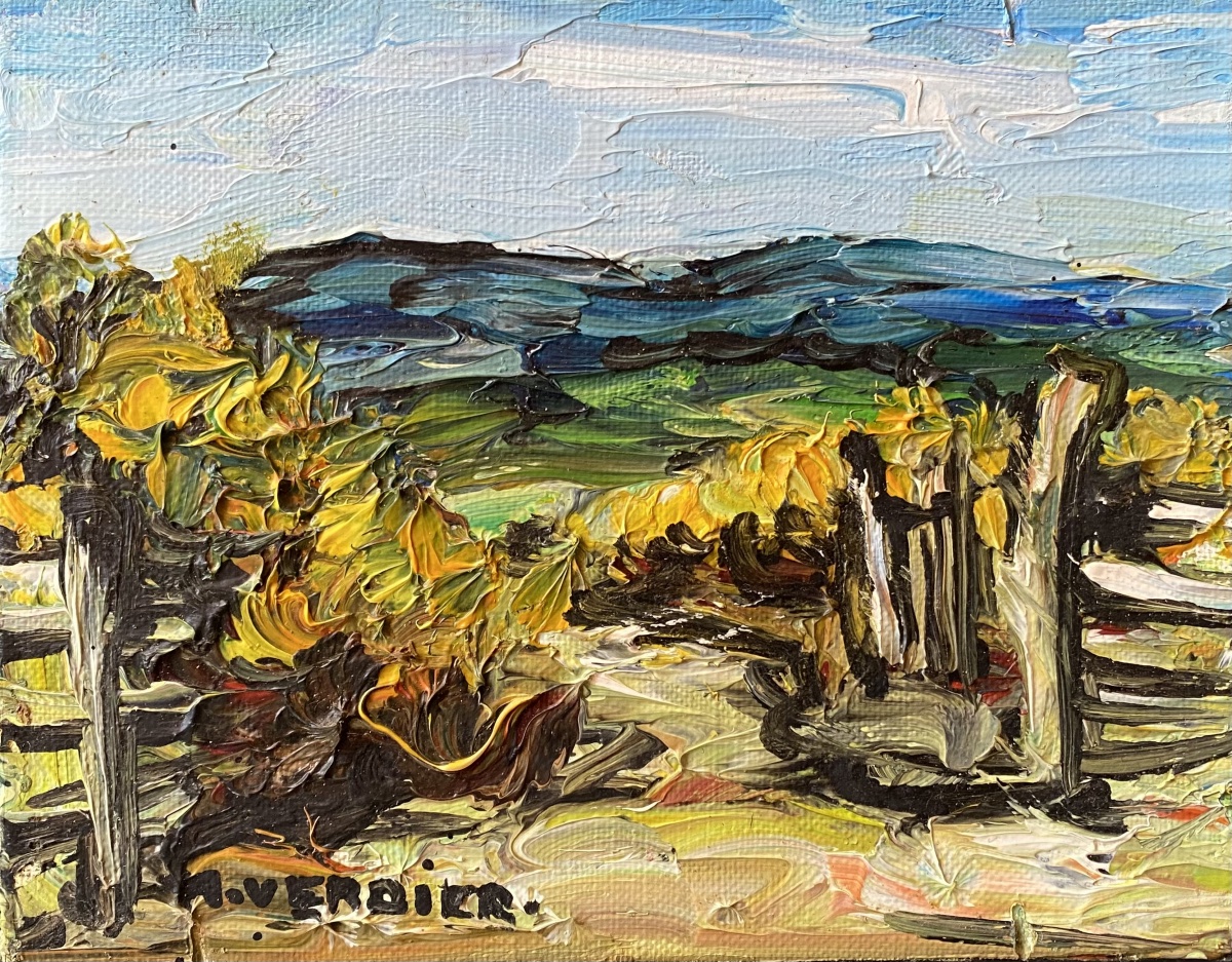 Landscape Of The Luberon - Maurice Verdier (1919–2003)