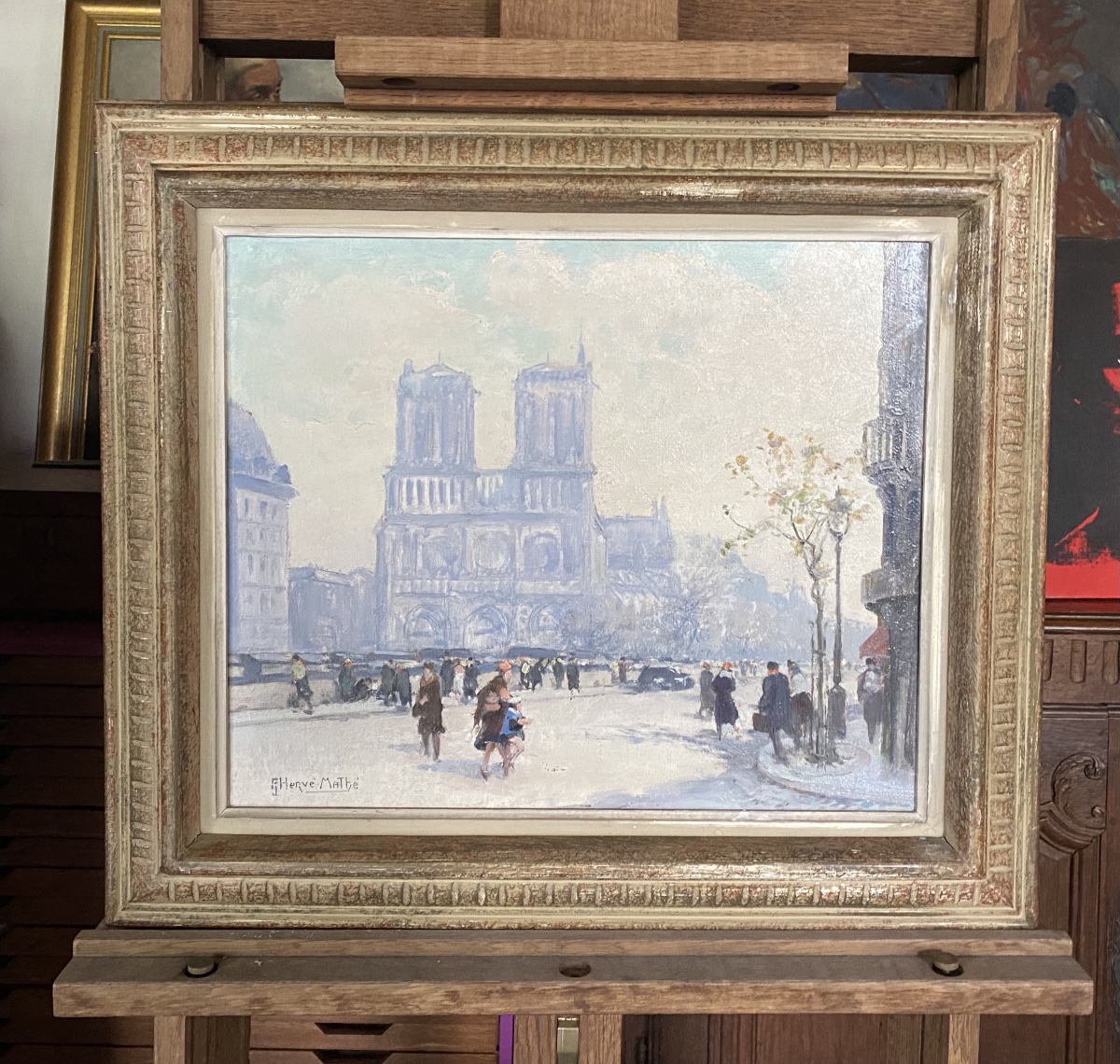 Notre-dame Cathedral In Paris - Jules Hervé-mathé (1868–1953)-photo-2