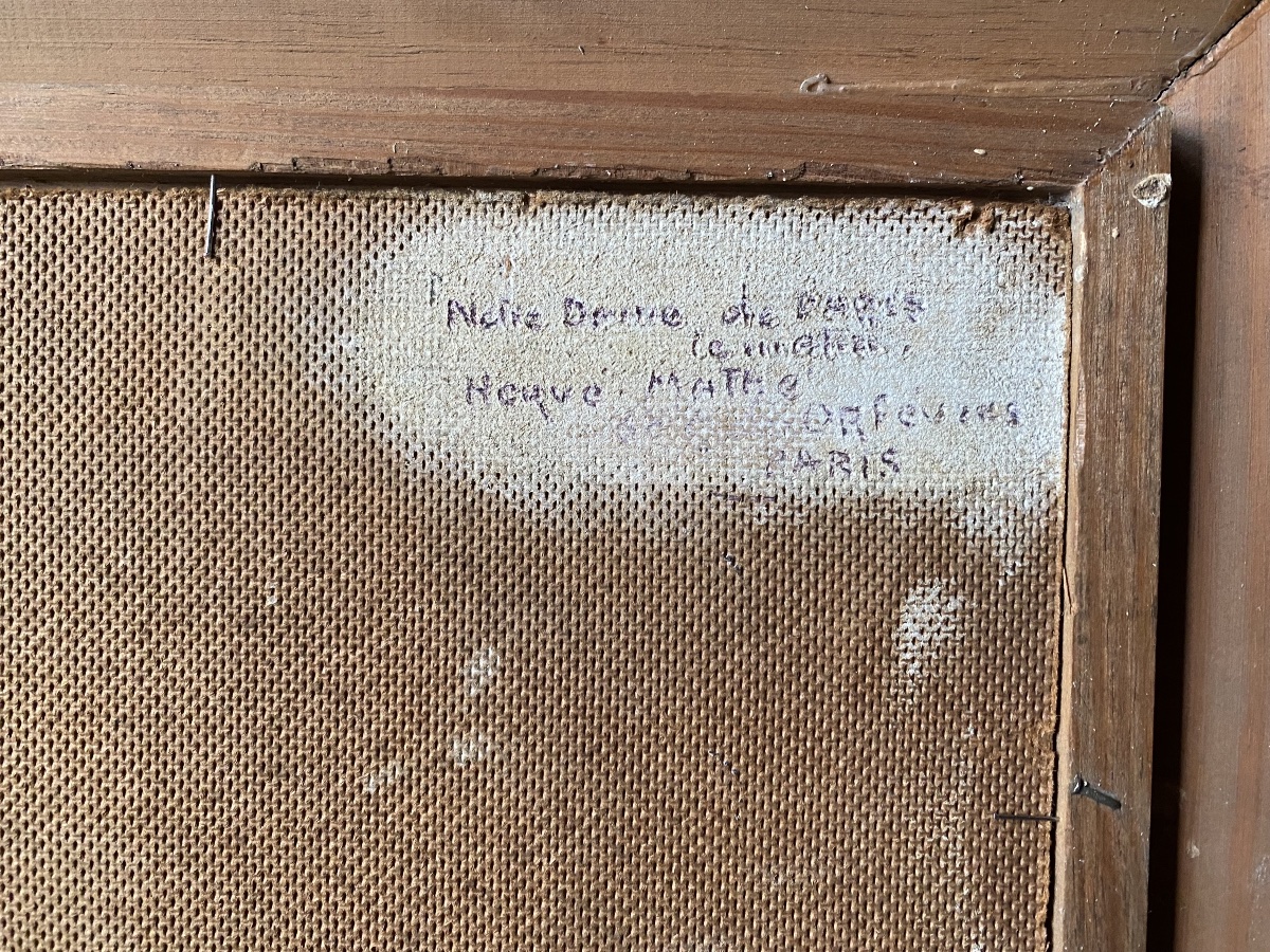 Notre-dame Cathedral In Paris - Jules Hervé-mathé (1868–1953)-photo-3