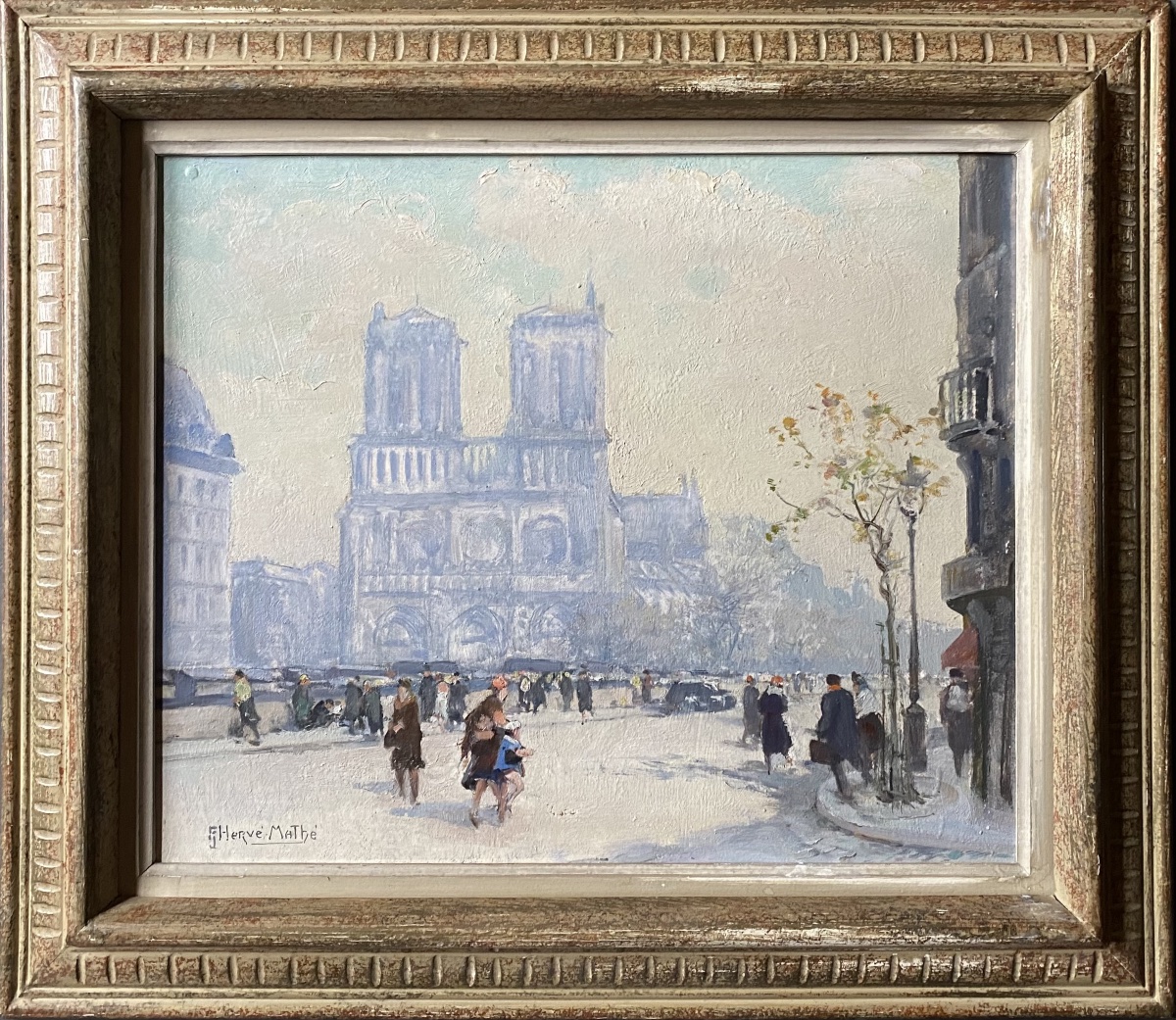 Notre-dame Cathedral In Paris - Jules Hervé-mathé (1868–1953)