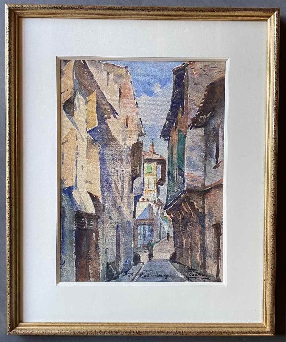 Watercolors Of Agen's Old Town-photo-3