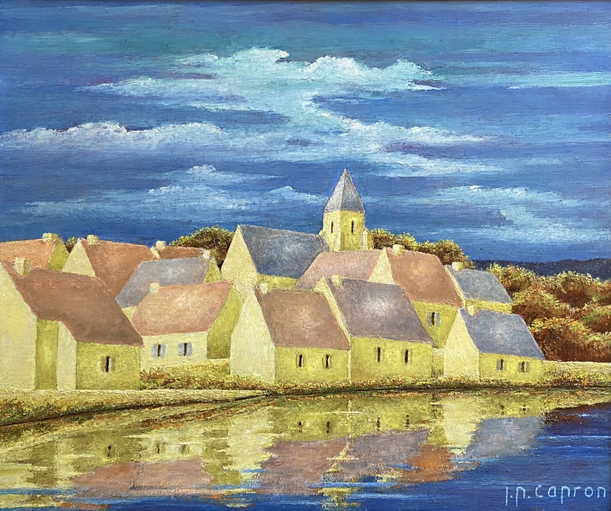 The Multicolored Roofs - Jean-pierre Capron (1921–1997)-photo-2