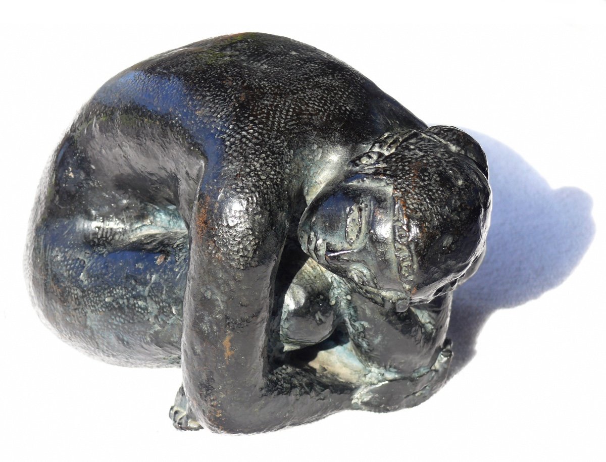 Volti Antoniucci (1915-1989)  - Femme Boule - Bronze à La Cire Perdue Fondeur Susse 1/6-photo-2