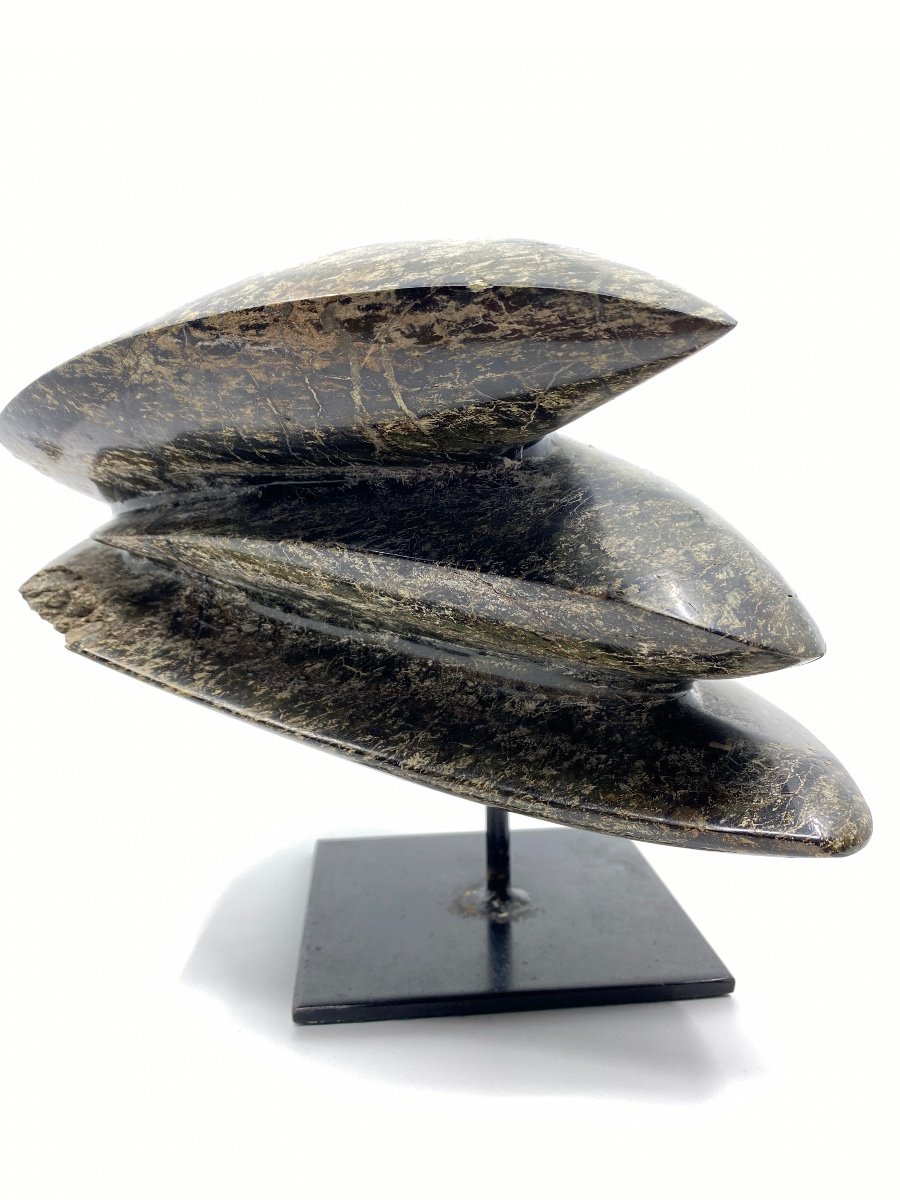 André Bonhomme Marble Sculpture Signed Below L 33 Cm X H 15 Cm X Depth 18 Cm-photo-3