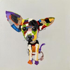 Contemporary Painting Chihuahua Dog
