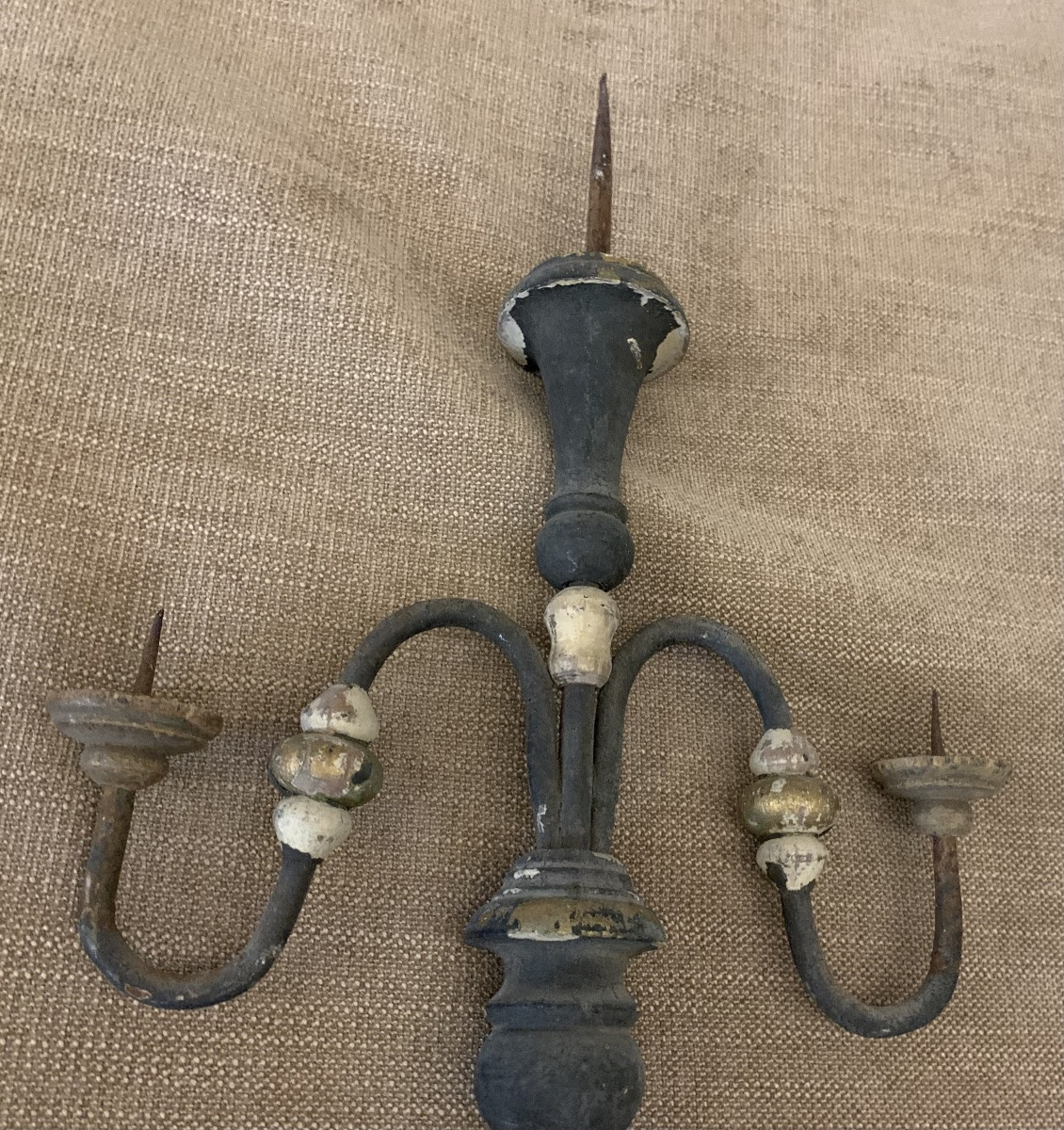 Paire de Chandelier Antiques, Toscane 17 /18 Siècle-photo-8