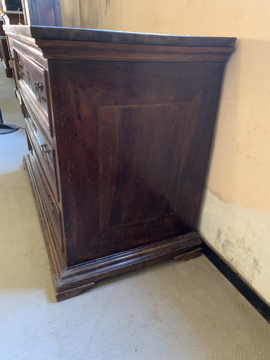 Commode toscane en noyer 17* siècle-photo-2