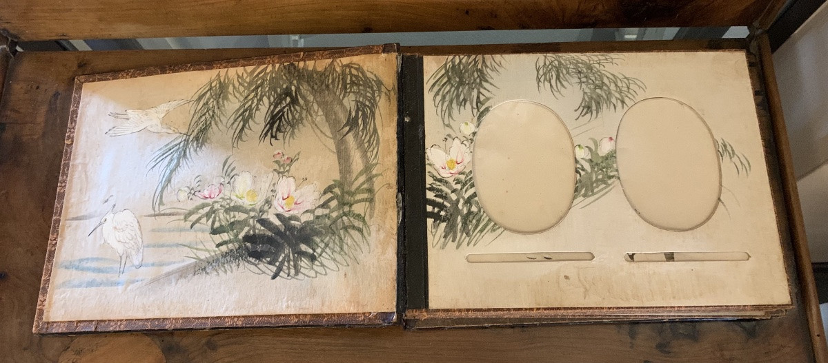 Japanese Lacquered Photo Album, 19th Century-photo-1
