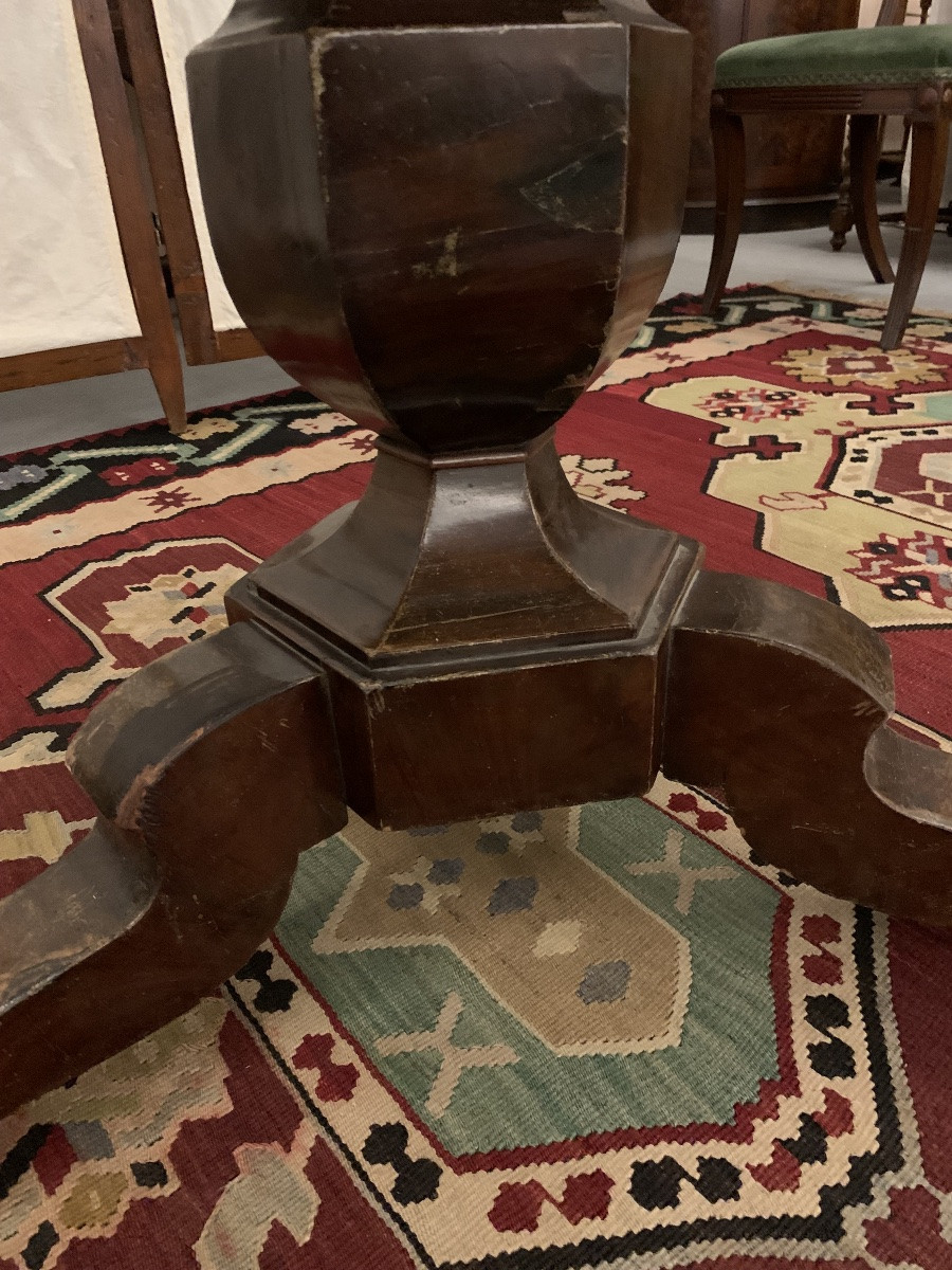 Restoration Table By Center, France 19th Century-photo-4