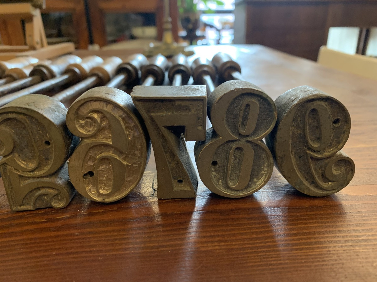 Complete Set Of Punches For Branding Livestock. Tuscany 19th Century-photo-2